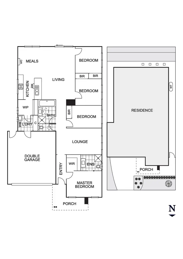Floorplan of Homely house listing, 4 Morinda Way, Doreen VIC 3754