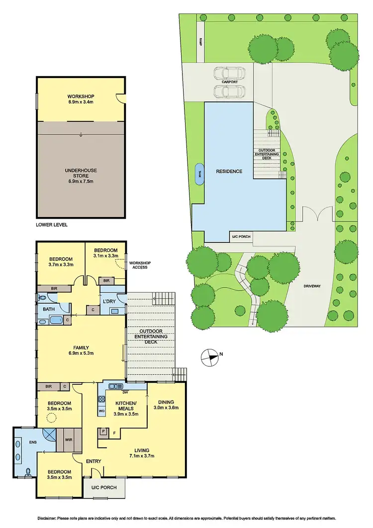 Floorplan of Homely house listing, 48 Pine Crescent, Ringwood North VIC 3134