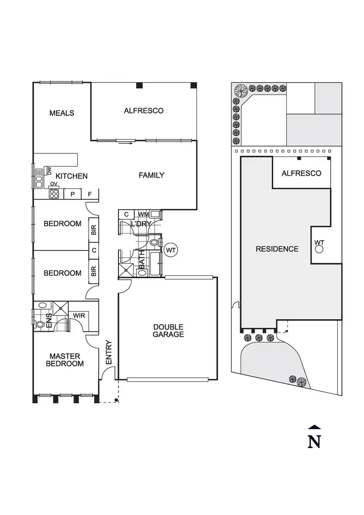 Floorplan of Homely house listing, 6 Tallis Grove, Doreen VIC 3754