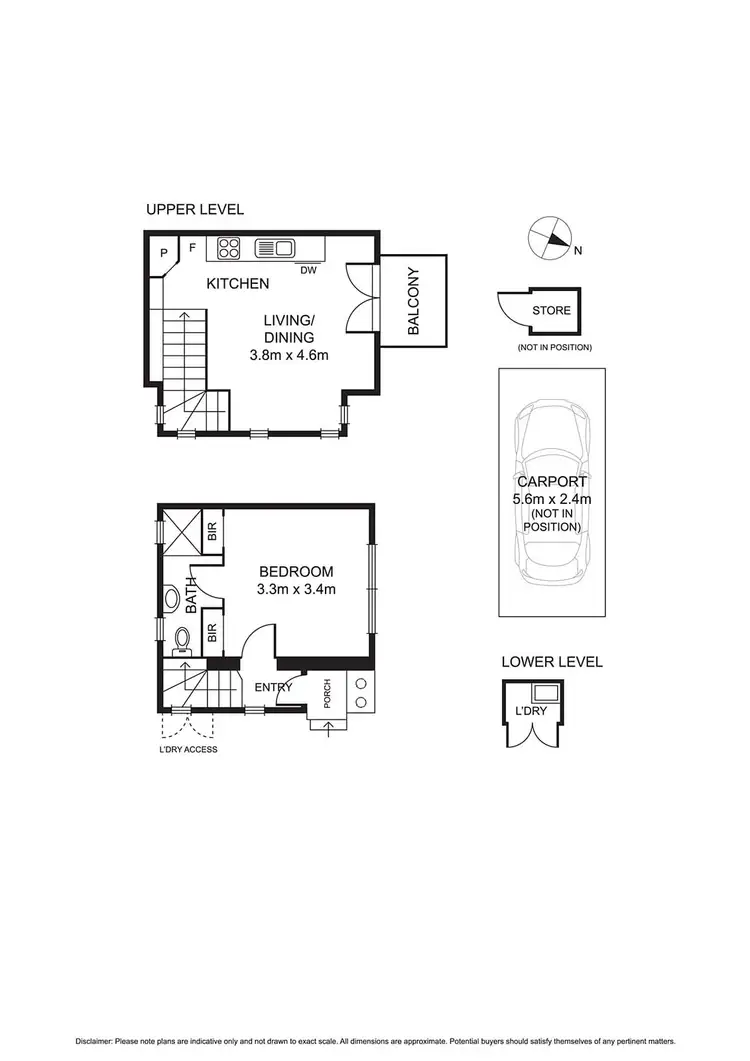 Floorplan of Homely flat listing, 5/3 Bundalohn Court, St Kilda VIC 3182