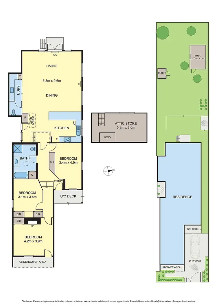Floorplan of Homely house listing, 17A Grant Street, Oakleigh VIC 3166