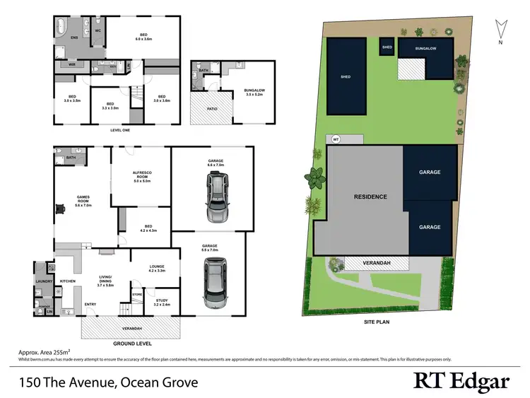 Floorplan of Homely house listing, 150 The Avenue, Ocean Grove VIC 3226