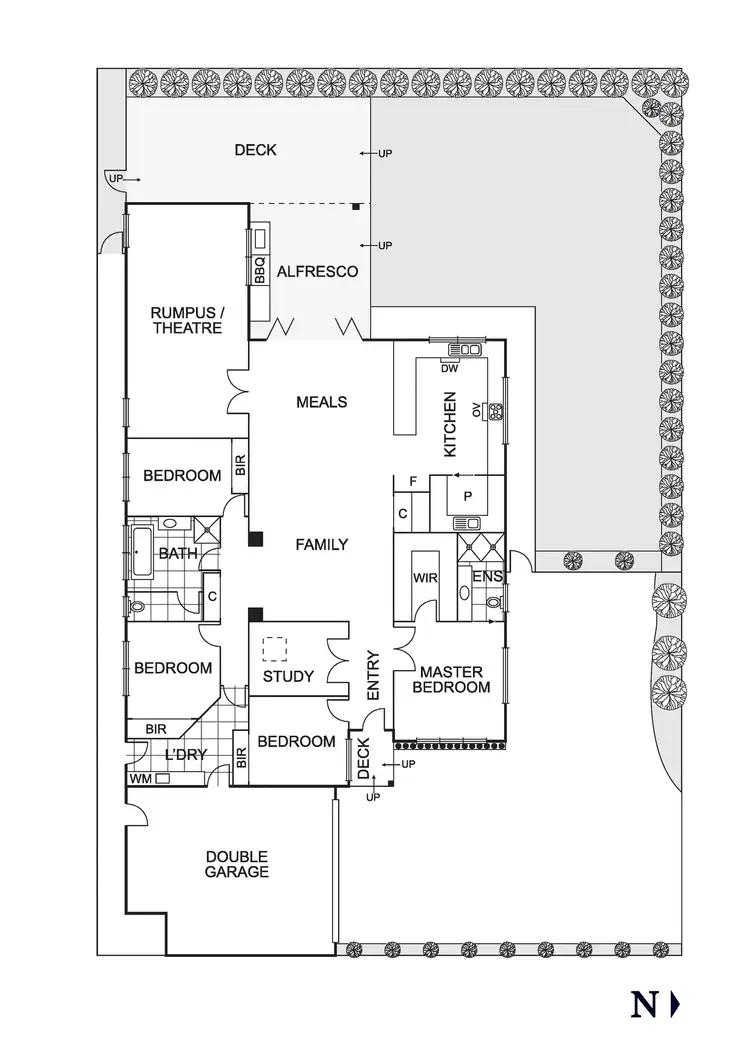 Floorplan of Homely house listing, 3 Peppin Court, Doreen VIC 3754