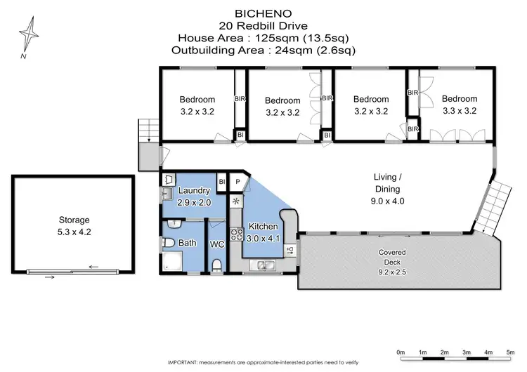 Floorplan of Homely house listing, 20 Redbill Drive, Bicheno TAS 7215