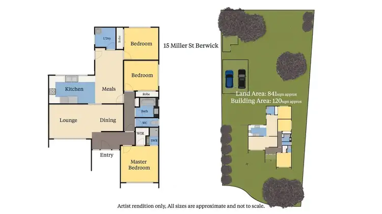 Floorplan of Homely house listing, 15 Miller Street, Berwick VIC 3806