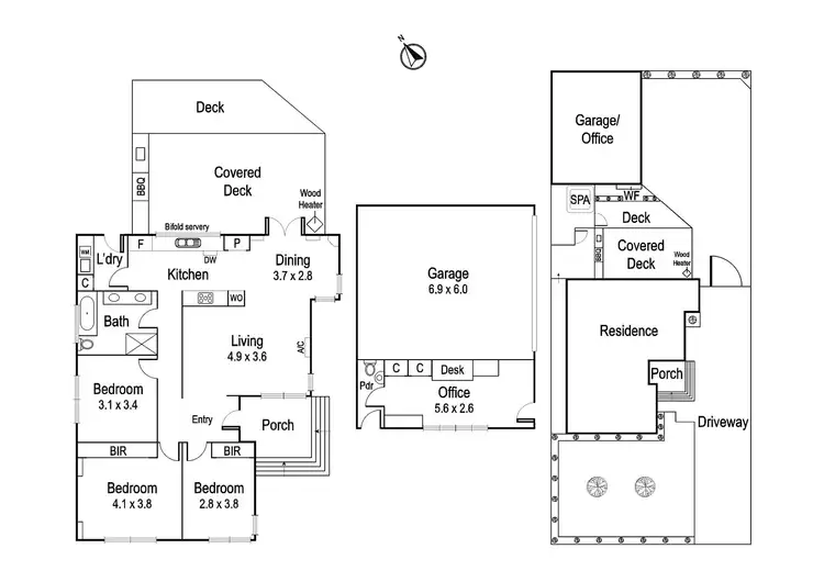 Floorplan of Homely house listing, 28 Cooinda Crescent, Watsonia VIC 3087