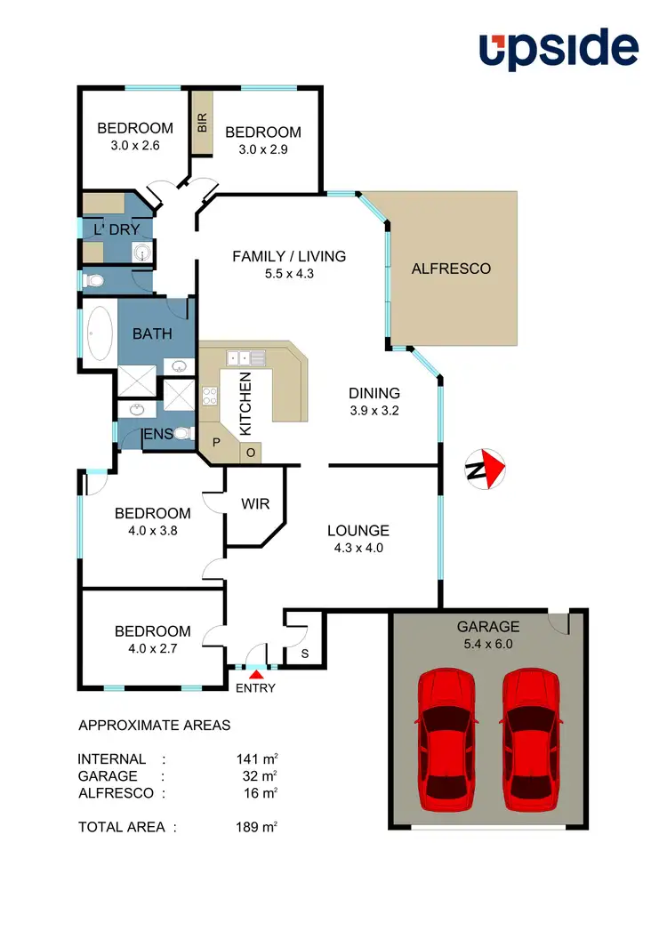 Floorplan of Homely house listing, 14 Brookfield Court, Berwick VIC 3806