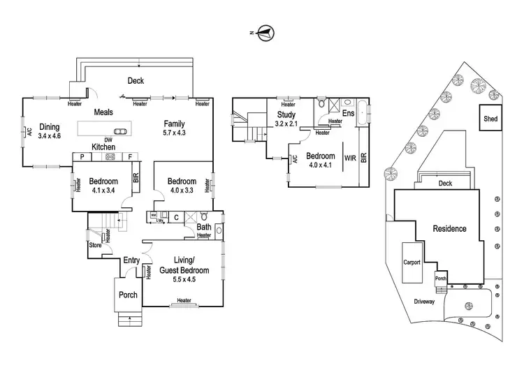 Floorplan of Homely house listing, 4 Maple Court, Heidelberg West VIC 3081