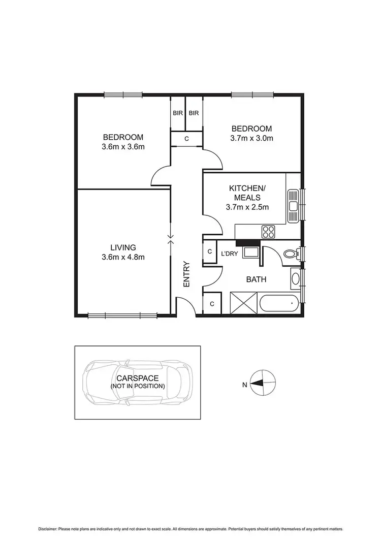 Floorplan of Homely apartment listing, 11/29 Graham Road, Highett VIC 3190