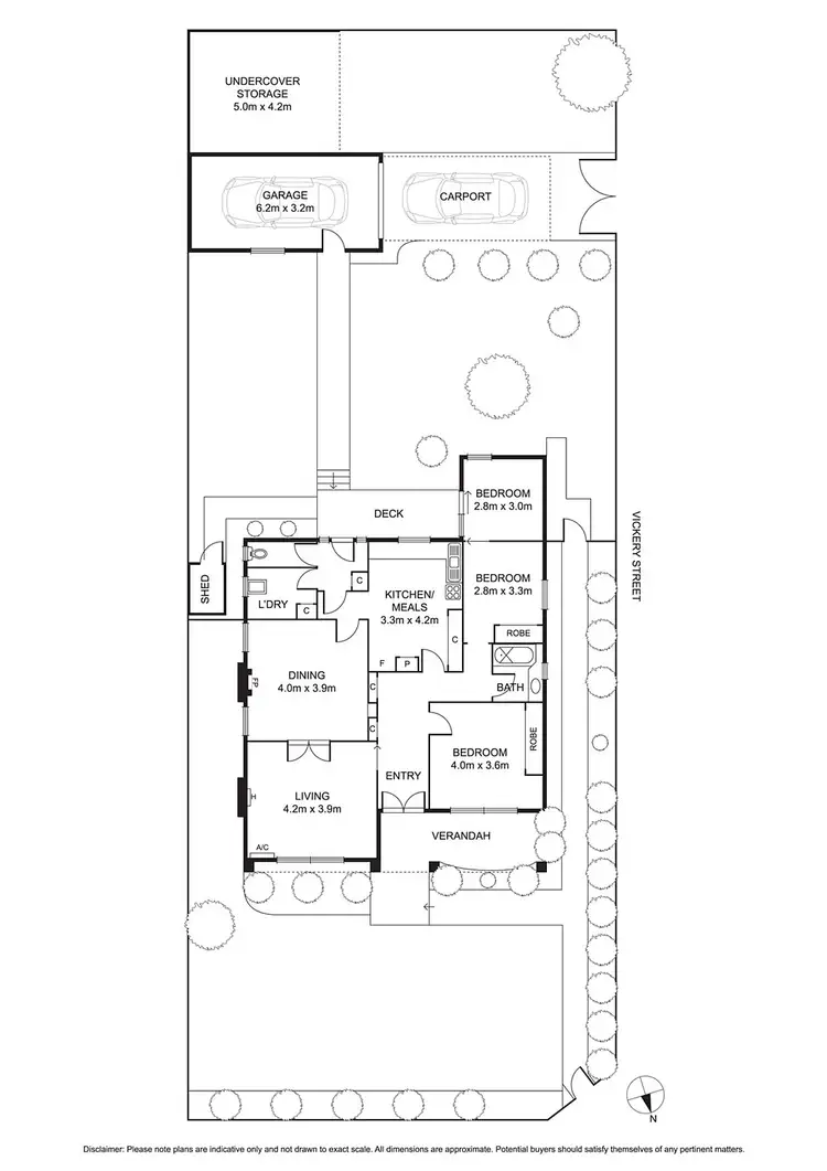Floorplan of Homely house listing, 12 Field Street, Bentleigh VIC 3204