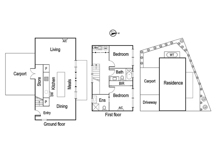 Floorplan of Homely townhouse listing, 3/9 Davidson Street, Bellfield VIC 3081