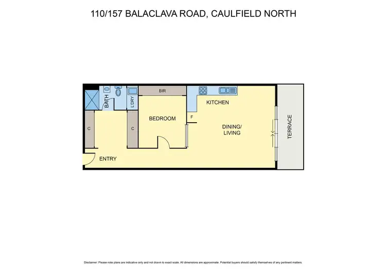 Floorplan of Homely apartment listing, 110/157 Balaclava Road, Caulfield North VIC 3161