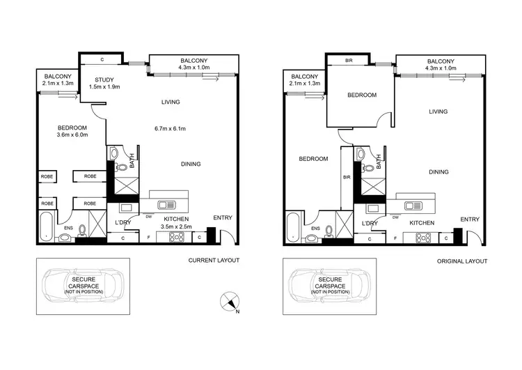 Floorplan of Homely apartment listing, 31/1 Beach Street, Port Melbourne VIC 3207