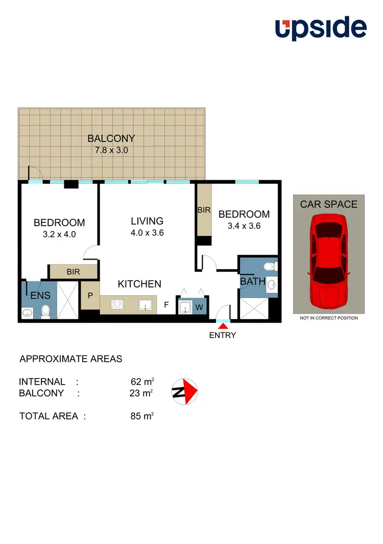 Floorplan of Homely apartment listing, 309/10 Clinch Avenue, Preston VIC 3072