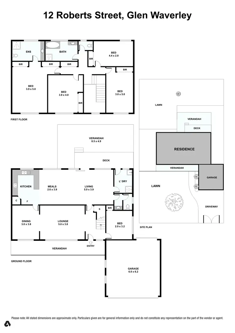 Floorplan of Homely house listing, 12 Roberts Street, Glen Waverley VIC 3150