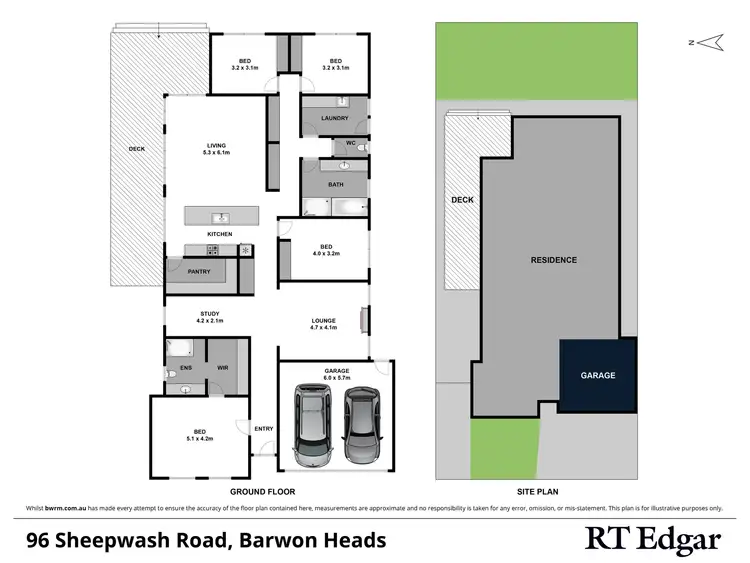 Floorplan of Homely house listing, 96 Sheepwash Road, Barwon Heads VIC 3227