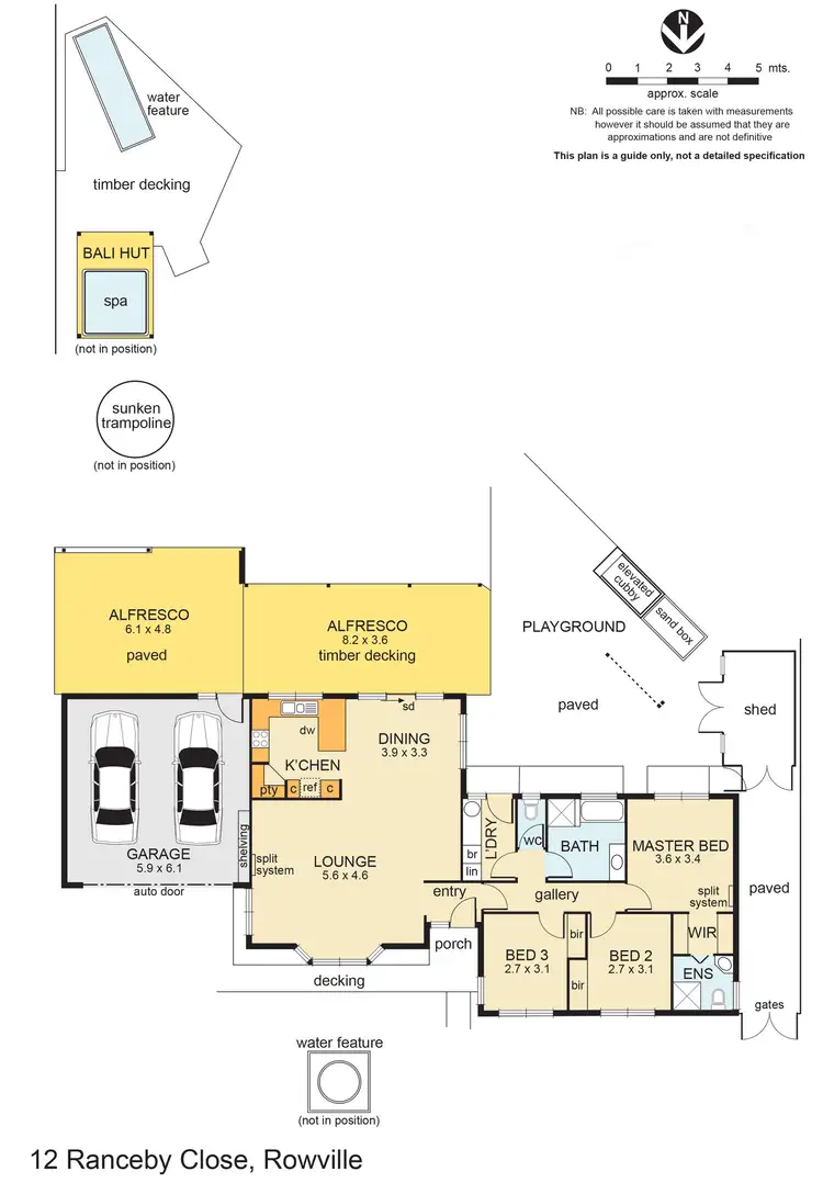 Floorplan of Homely house listing, 12 Ranceby Close, Rowville VIC 3178