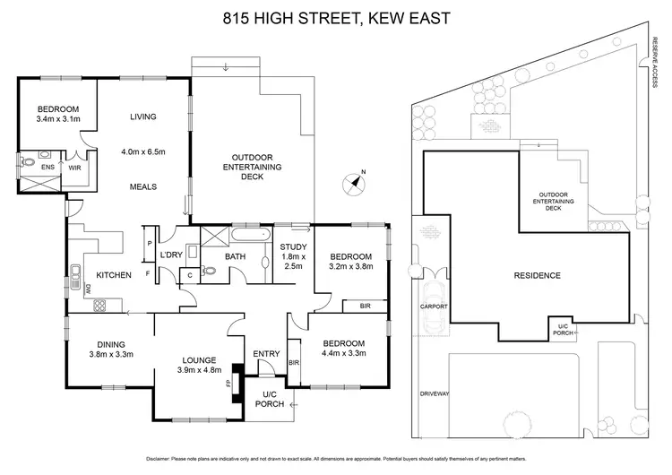 Floorplan of Homely house listing, 815 High Street, Kew East VIC 3102
