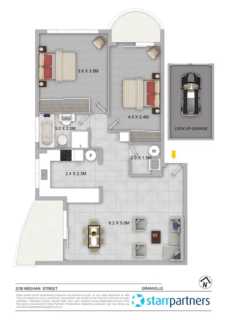Floorplan of Homely apartment listing, 2/38-40 Meehan Street, Granville NSW 2142