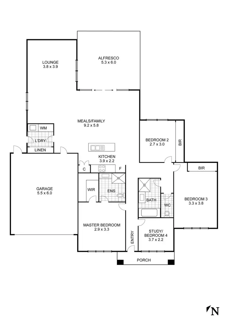 Floorplan of Homely house listing, 17 Kirribilli Crescent, Wallan VIC 3756
