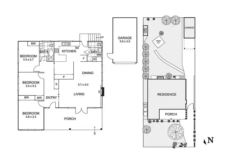Floorplan of Homely house listing, 13 Busana Way, Nunawading VIC 3131