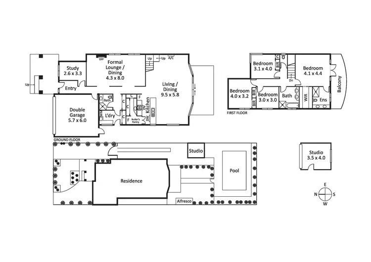 Floorplan of Homely house listing, 52 Teddington Road, Hampton VIC 3188