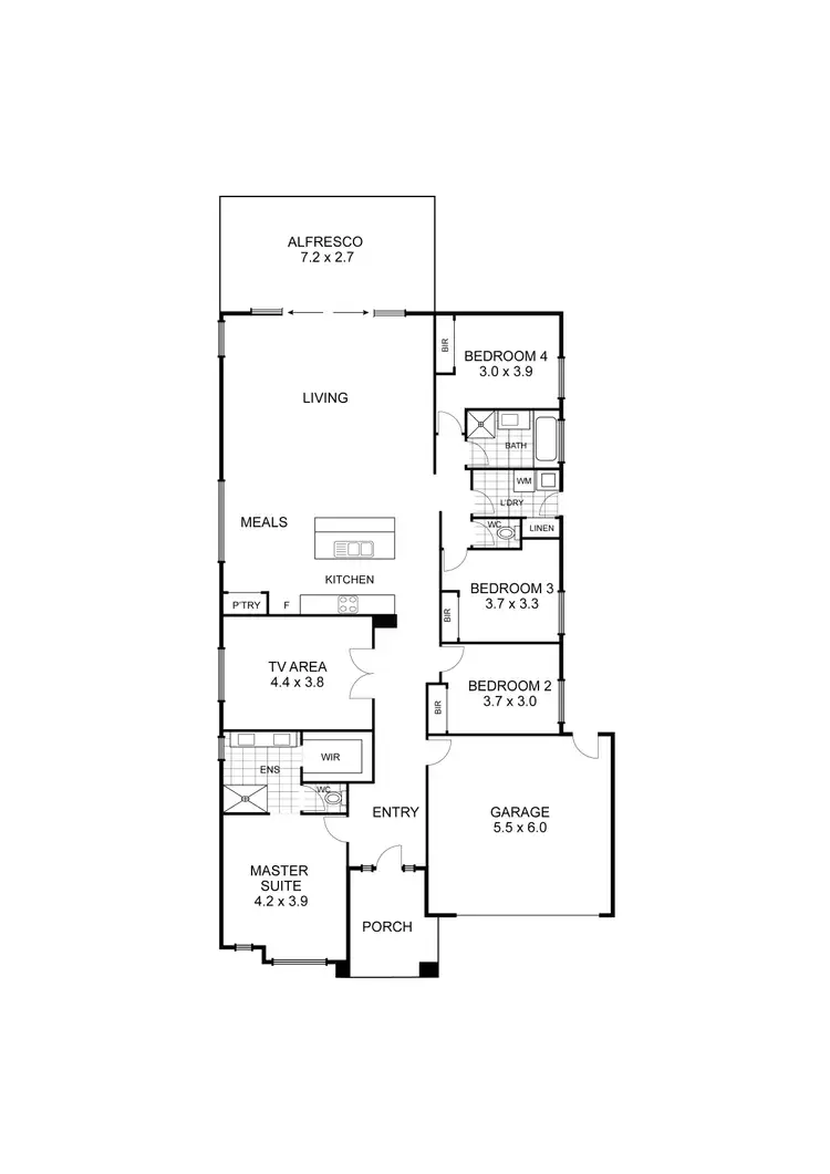 Floorplan of Homely house listing, 9 Range Avenue, Heathcote Junction VIC 3758