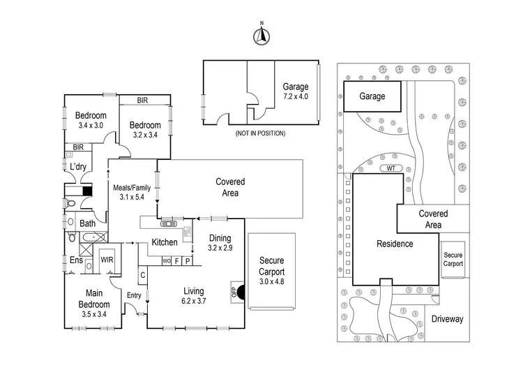 Floorplan of Homely house listing, 1 Meskill Crescent, Viewbank VIC 3084