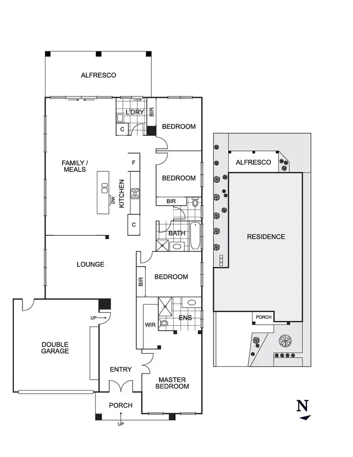 Floorplan of Homely house listing, 3 Nerida Court, Doreen VIC 3754