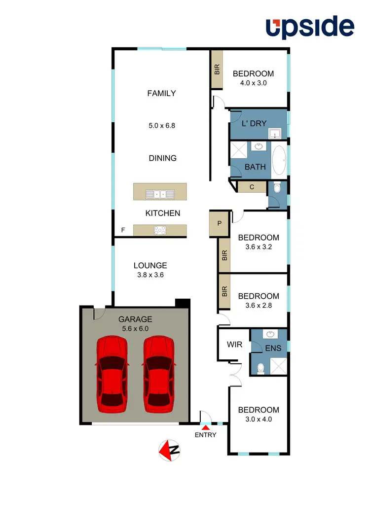 Floorplan of Homely house listing, 9 Oriondo Way, Marshall VIC 3216