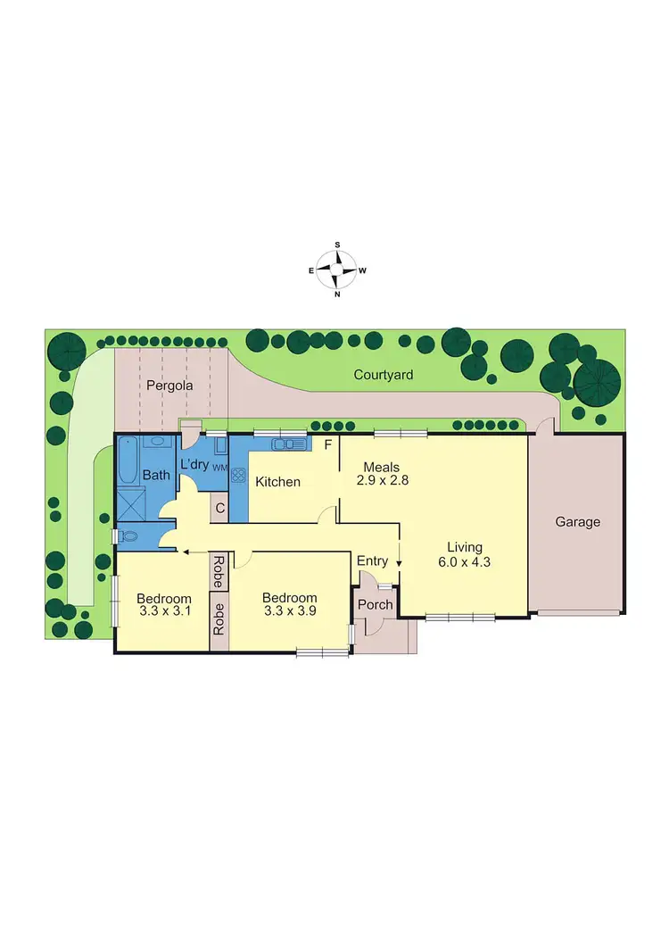 Floorplan of Homely unit listing, 3/136 Windsor Crescent, Surrey Hills VIC 3127