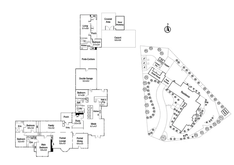 Floorplan of Homely house listing, 36 Streeton Crescent, Ivanhoe East VIC 3079