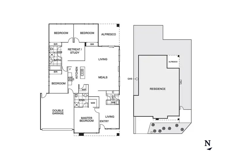 Floorplan of Homely house listing, 8 Licodia Parade, Mernda VIC 3754