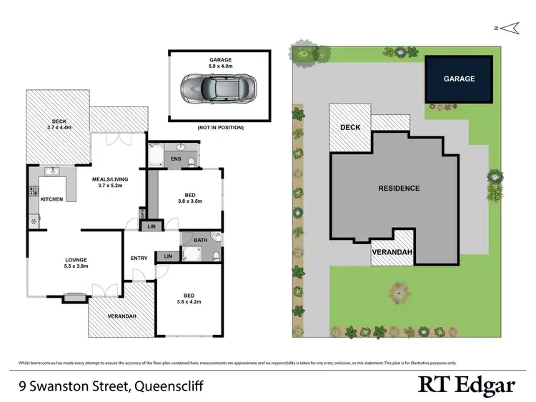 Floorplan of Homely house listing, 9 Swanston Street, Queenscliff VIC 3225