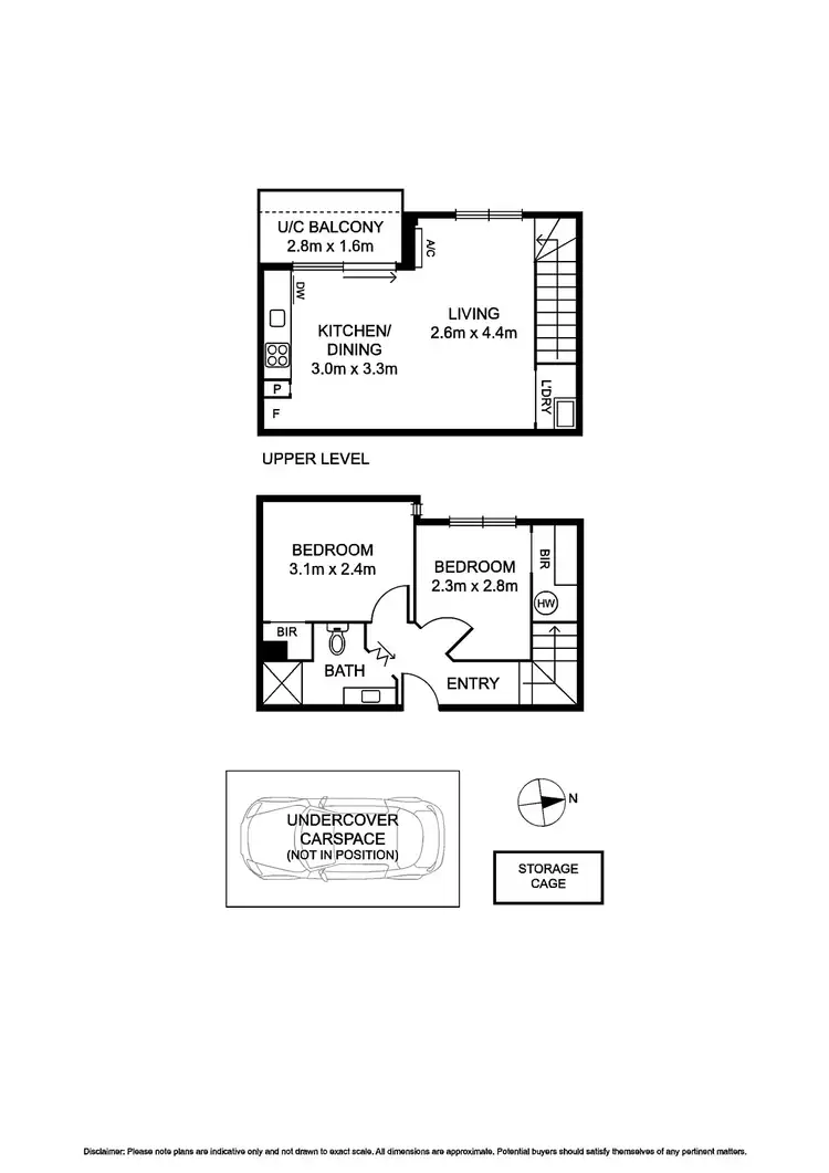 Floorplan of Homely apartment listing, 8/630 North Road, Ormond VIC 3204