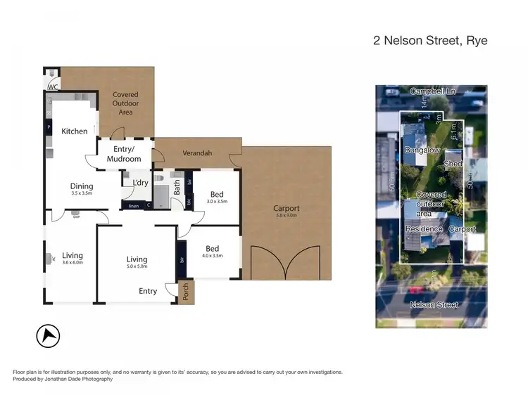 Floorplan of Homely house listing, 2 Nelson Street, Rye VIC 3941