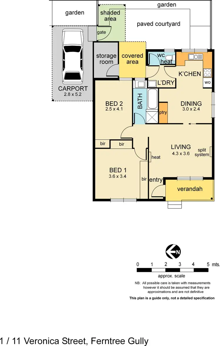 Floorplan of Homely unit listing, 1/11 Veronica Street, Ferntree Gully VIC 3156