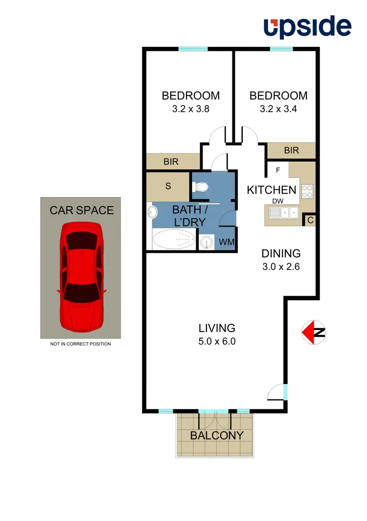 Floorplan of Homely apartment listing, 61/1 Riverside Quay, Southbank VIC 3006