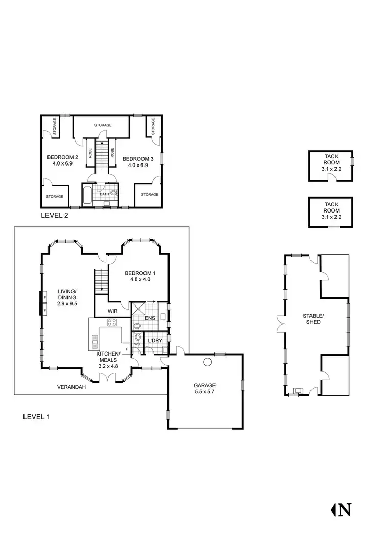 Floorplan of Homely house listing, 405 Sungarrin Road, Tallarook VIC 3659
