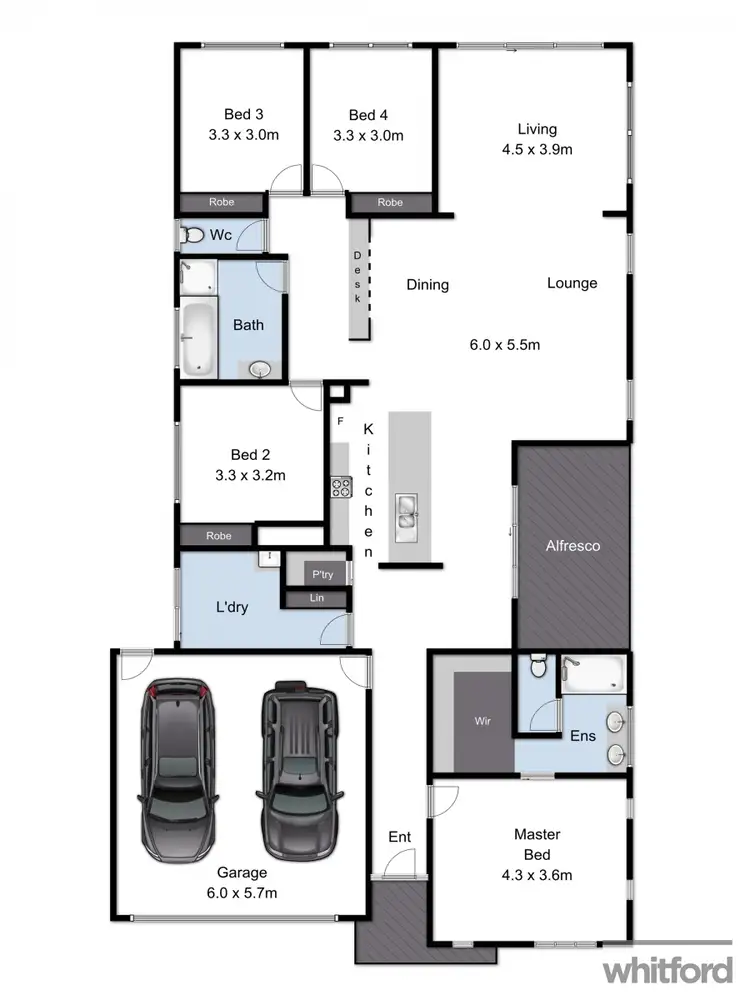 Floorplan of Homely house listing, 27 Baybrook Avenue, Curlewis VIC 3222
