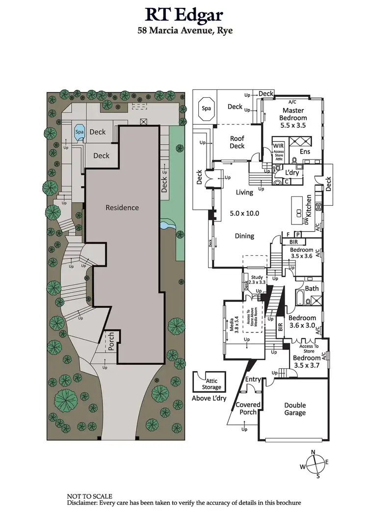 Floorplan of Homely house listing, 58 Marcia Avenue, Rye VIC 3941