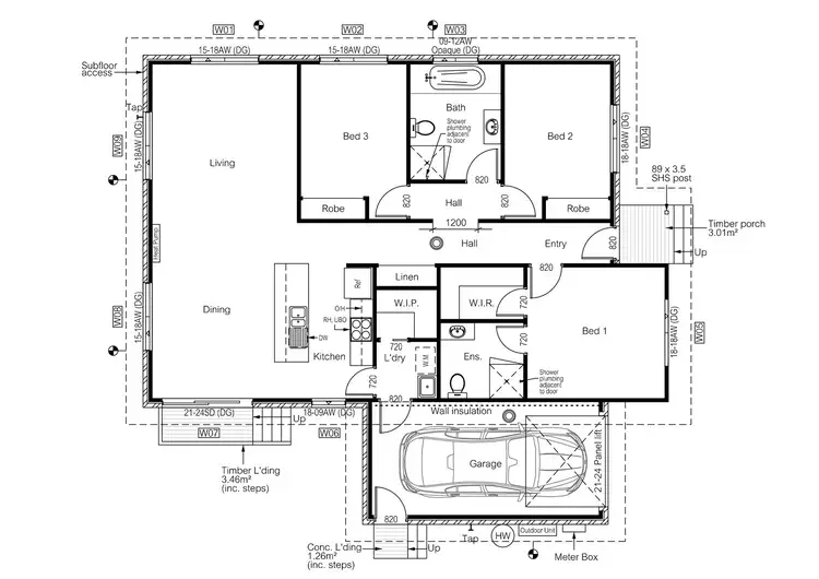 Floorplan of Homely house listing, Lot 263 Eldridge Road, Kingston TAS 7050