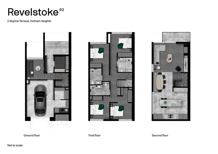 Floorplan of Homely house listing, 2 Skyline Terrace, Hotham Heights VIC 3741