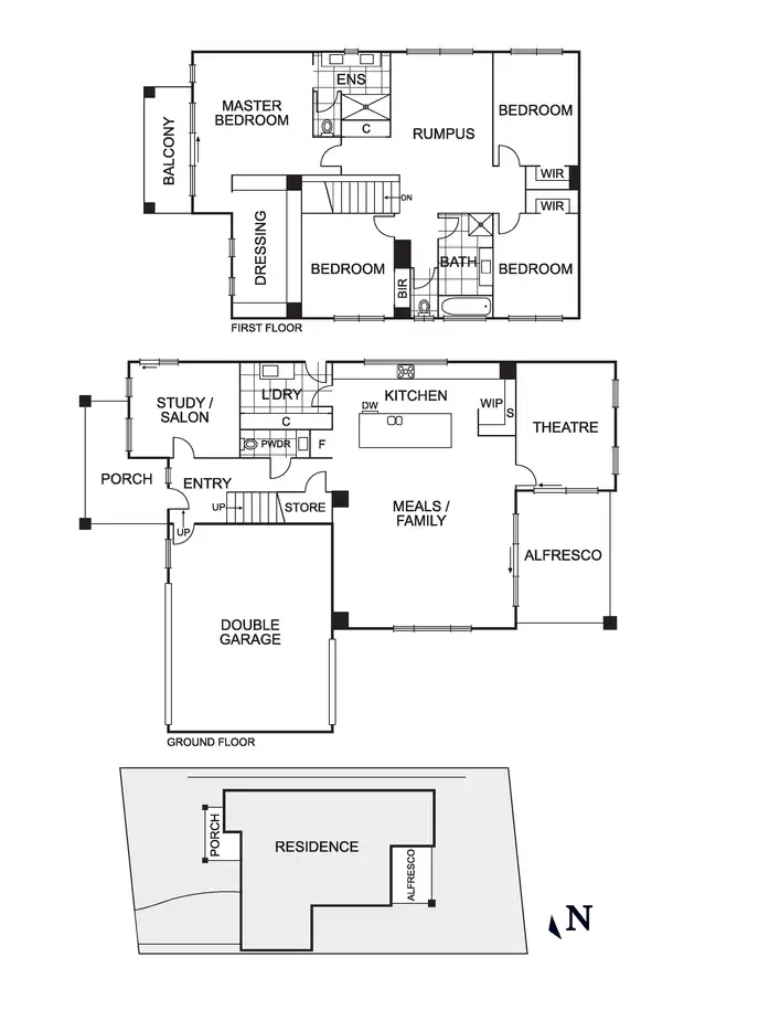 Floorplan of Homely house listing, 12 Turnstone Street, Doreen VIC 3754