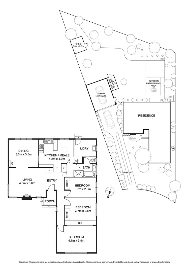 Floorplan of Homely house listing, 6 Hill Street, Bentleigh East VIC 3165