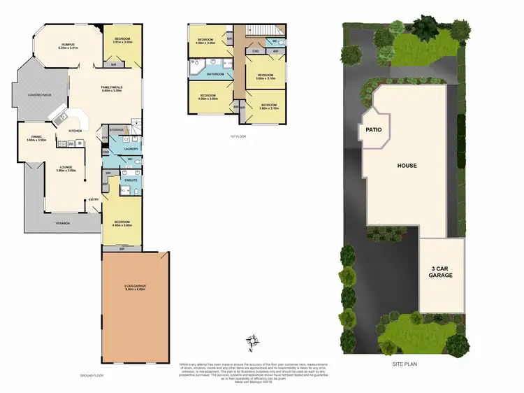 Floorplan of Homely house listing, 58 Debra Street, Rowville VIC 3178