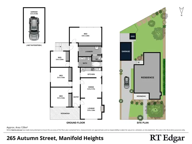 Floorplan of Homely house listing, 265 Autumn Street, Manifold Heights VIC 3218