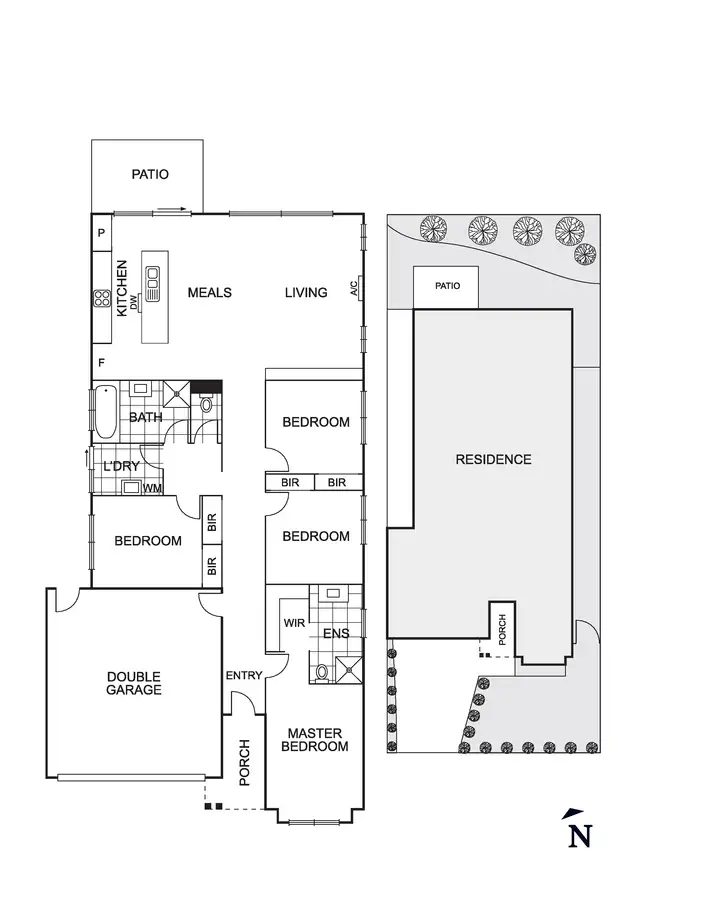 Floorplan of Homely house listing, 126 Eminence Boulevard, Doreen VIC 3754