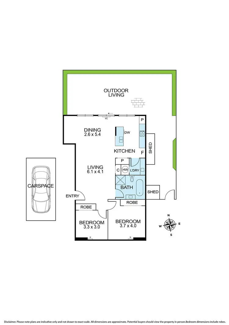 Floorplan of Homely apartment listing, 51/337 Station Street, Thornbury VIC 3071