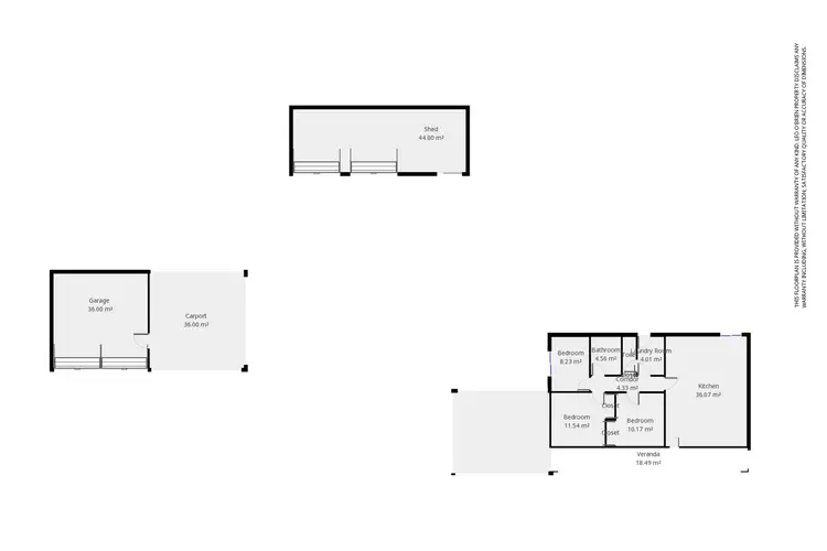 Floorplan of Homely rural property listing, 531 Seaspray  Road, Longford VIC 3851
